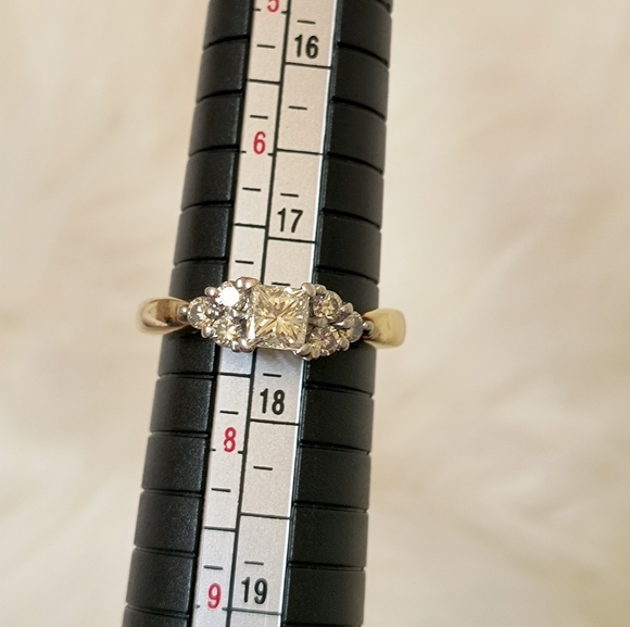 14k & Platinum Diamond Ring - Picture 5 of 14